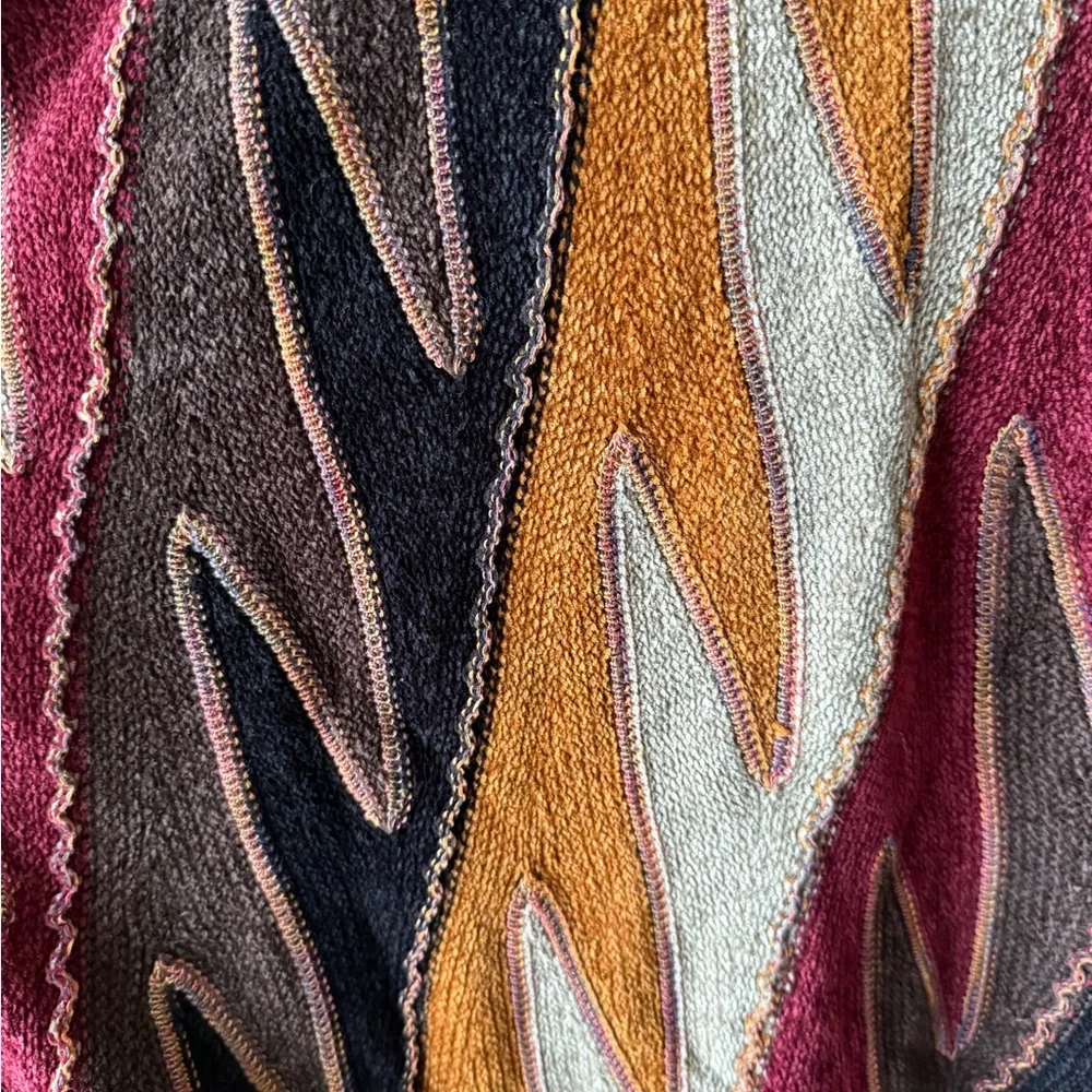 NORM THOMPSON TUNDRA Vintage Sweater 90s 3D Look Cosby Abstract Geometric‎ XL